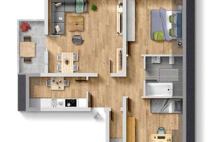 Wohnung zum Kaufen in Lautertal Elmshausen 139.500,00 € 65 m² - Lautertal / Elmshausen