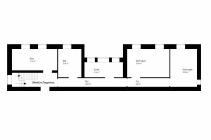Exklusive 128m² Wohnung im 2.OG einer Villa mit Park in Egeln
