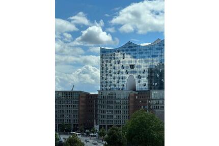 Tische für Einzelpersonen und Teams - Arbeiten im Elphi-Blick Open-Space-Office - Hamburg Hamburg-Mitte