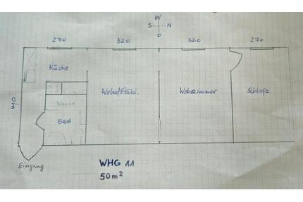 helle 3-Zimmer-Whg. in Uelzen - 600,00&nbsp;EUR Kaltmiete, ca.&nbsp; 50,00&nbsp;m&sup2; in Uelzen (PLZ: 29525)