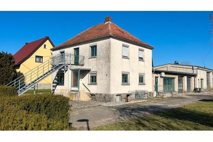 Gewerbegrundstück mit Haus Lager Wohnen Firma Garage PV - Königswartha
