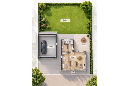Modernisiertes Einfamilienhaus mit großem Garten und Doppelgarage - Rheine