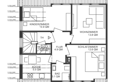 Wohnung zum Kaufen in Stuttgart 258.000,00 € 57 m²
