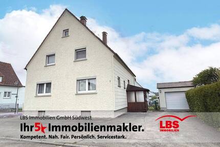 Gepflegtes Ein- bis Zweifamilienhaus mit Gartenhaus und Garage - perfekt für Familien - Stetten