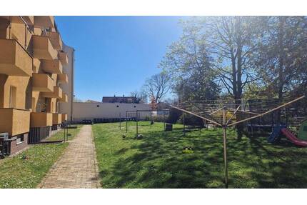 3ZKB in Leipzig Stötteritz mit Blick auf das Völkerschlachtdenkmal