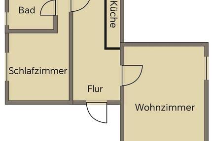2-Zimmer-Wohnung in ruhiger Wohngegend Zweitwohnung WG - Putbus