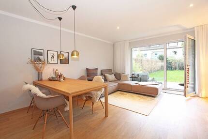 Hochwertige 3-Zimmer-Gartenwohnung in ruhiger Lage München-Solln