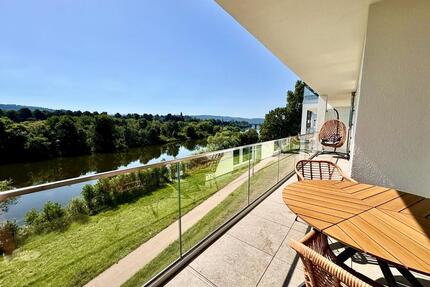 Neubau - 3 Zimmer Wohnung mit Moselblick möbliert zur Kurzzeitmiete - Trier Feyen-Weismark