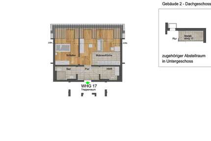 Wohnung zum Mieten in Dahlem 624,96 € 52.29 m²
