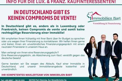 PALZEM: GARAGENGRUNDSTÜCK MIT GENEHMIGTEM PLAN (12x9 METER) - Palzem / Esingen