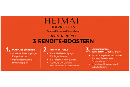 Wohnung zum Kaufen in Holzkirchen 269.900,00 € 27.98 m²