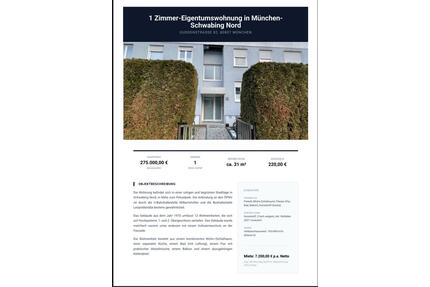 Eigentumswohnung oder Kapitalanlageimmobilie - Privatverkauf - München Schwabing-Freimann