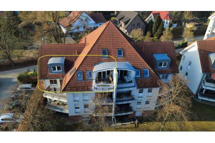 Familienfreundliche 4-Zimmer-DG-Wohnung in ruhiger Lage mit überdachtem Südbalkon - Hoppegarten Dahlwitz-Hoppegarten