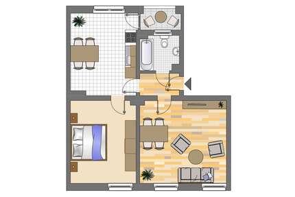 Wohnung zum Mieten in Dortmund 579,00 € 58.74 m²