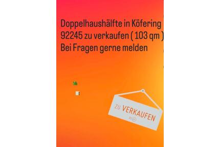 Doppelhaushälfte in Köfering - 380.000,00&nbsp;EUR Kaufpreis, ca.&nbsp; 103,00&nbsp;m&sup2; in Kümmersbruck (PLZ: 92245)