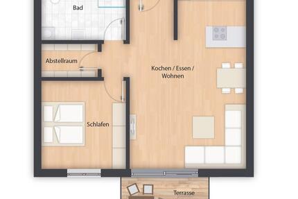 Hochwertige EG-Wohnung mit Garten, Bj 2024, Energie: A+ - Uffenheim
