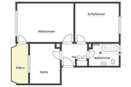 Wohnung zum Mieten in Kandel 609,00 € 52.51 m²