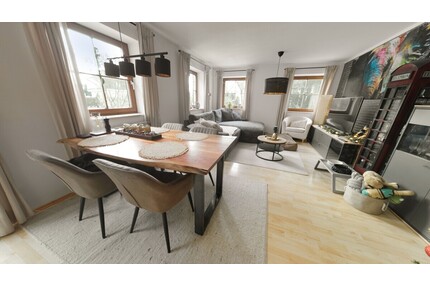 Gepflegte, vermietete 2-Zimmerwohnung mit Garten in Freilassing, Ortsteil Hofham - inkl. TG Platz.