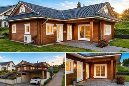 Freistehender Blockhausbungalow (noch ohne Makler) - Hornbach