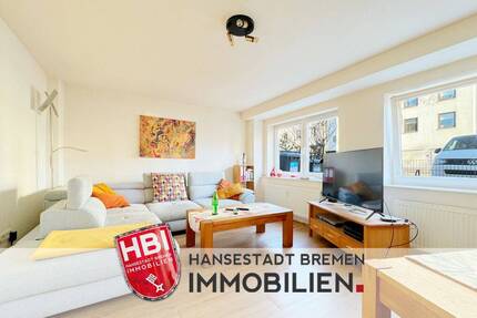 Findorff Attraktive 2-Zimmer-Erdgeschosswohnung mit großzügigem Garten - Bremen Regensburger Straße