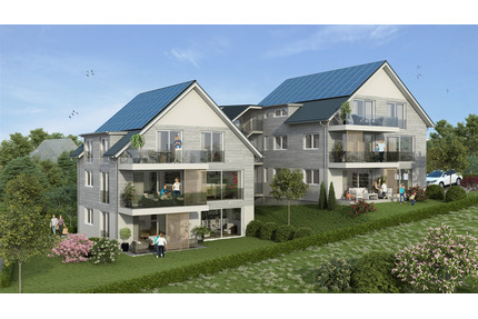 NEUBAU I 200m zum See I Natürlich aus Holz: Wohnung O1: Lichtdurchflutete, wohngesunde 5 Zimmerwohnung in Überlingen-Nussdorf