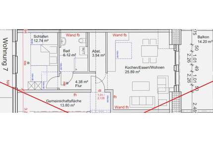 Wohnung zum Mieten in Heek 720,00 € 60 m²