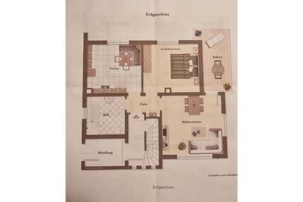 2 ZImmer EG Wohnung mit NEU Badezimmer - Hausen