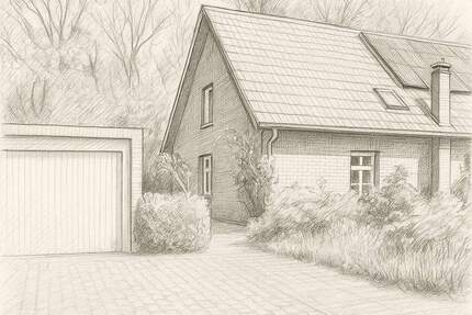 Ruhige DHH in Sackgasse mit Kamin, Südterrasse, Garage - provisionsfrei - Hodenhagen