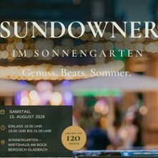 Sundowner im Sonnengarten - Wirtshaus am Bock