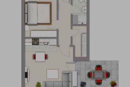 Helle 2-Zimmer-Wohnung in Westerdeichstrich zu vermieten - Lunden