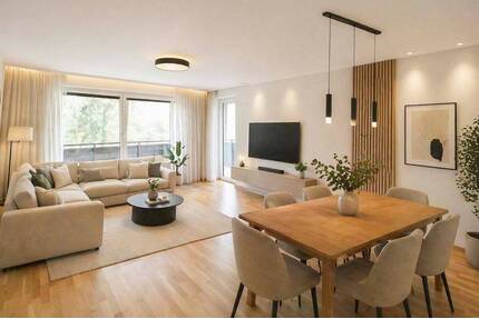 Bezugsfreie, helle 3-Zi-Wohnung mit 2 Balkonen und Tiefgaragenstellplatz nahe dem Starnberger See