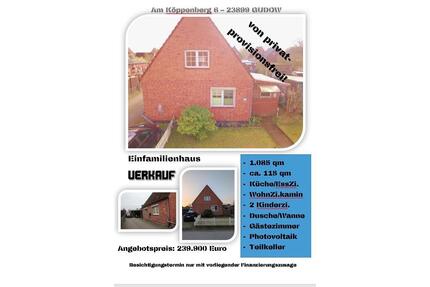 EFH, 1085 qm, ab 01.10.26 - 239.900,00&nbsp;EUR Kaufpreis, ca.&nbsp; 115,00&nbsp;m&sup2; in Gudow (PLZ: 23899)