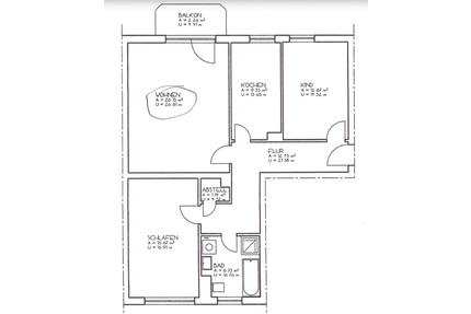 3 Zimmer Wohnung in St. Johannis - Nürnberg Kleinweidenmühle