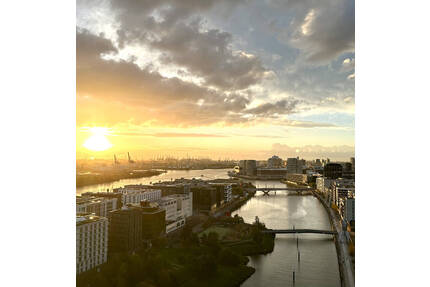 Der schönste Ausblick des Hauses - Hamburg Hammerbrook