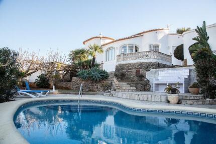 Wintermiete 2026 in Meerblickvilla mit Heizung Denia Costa Blanca - Bünde