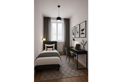 Hochwertig sanierte 3-Zimmer-Wohnung in Düsseldorf-Pempelfort - ideal für 1-2 Personen