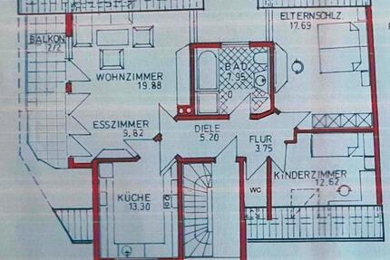 95m² DG-Wohnung mit Großen Balkon – Forchheim