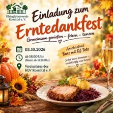 Erntedankfest - KGV Rosental e.V.