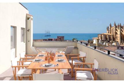 Luxuriöses Wohnung mit MeerBlicl-Terrasse in Palma - Carrer d’En Morei, Top-Ausstattung, haustierfreundlich - Düsseldorf Derendorf