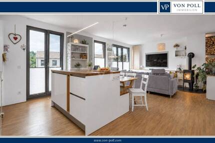 Moderne Etagenwohnung mit Kamin und grünem Weitblick - Berlin Kaulsdorf