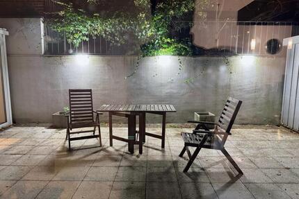 Köln, mitten drin - trotzdem absolut ruhig außergewöhnliche 2- bis 3-Zimmer Wohnung, ca. 100 m² große Terrasse und Stellplatz