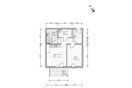 2 Zimmer Neubauwohnung zur Miete in Wolfsburg -WBS erforderlich