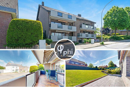 PHI AACHEN - Helle 3-Zimmer-Wohnetage mit Balkon und Garage in ruhiger Lage von Würselen!