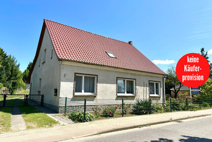 HORN IMMOBILIEN ++ RESERVIERT! Eggesin, Haus mit großem Grundstück und zwei massiven Nebengebäuden