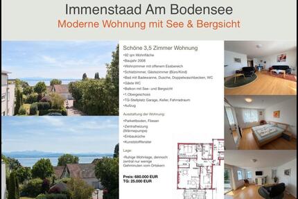 Wohnung in Immenstaad - 680.000,00&nbsp;EUR Kaufpreis, ca.&nbsp; 92,00&nbsp;m&sup2; in Immenstaad am Bodensee (PLZ: 88090)