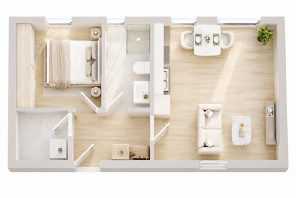 Wohnung zum Kaufen in Scheyern 231.900,00 € 46.9 m²