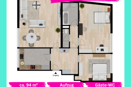 Wohnung zum Kaufen in Essen 189.000,00 € 94.25 m²