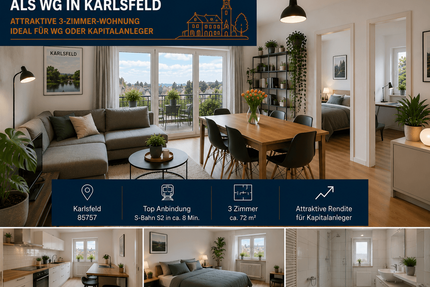 Wohnung zum Kaufen in Karlsfeld 448.890,00 € 56 m²