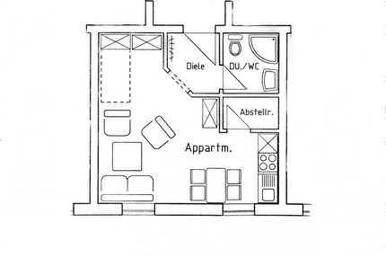 Charmantes 1-Zimmer-Apartment in Oberrodach - Marktrodach