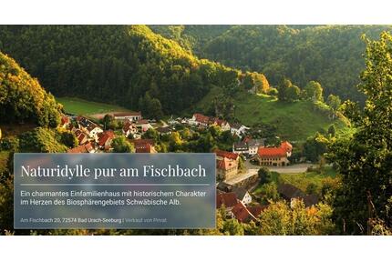 Natur pur & viel Platz: Freistehendes Haus in Bad Urach-Seeburg (